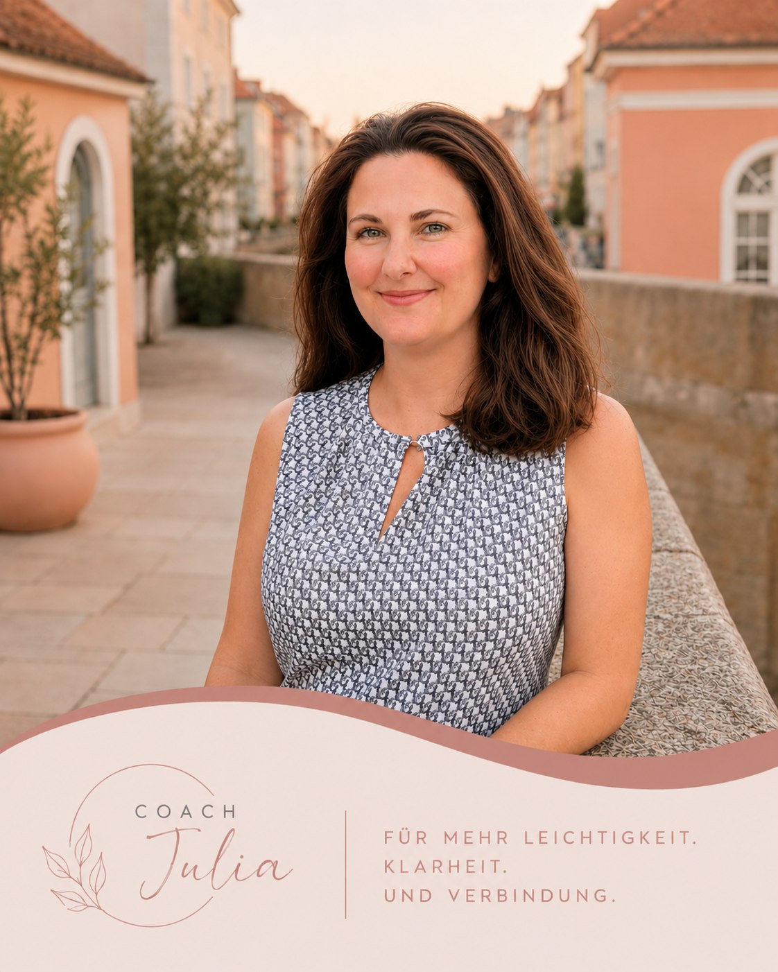 Porträt von Julia — Coach Julia: Für mehr Leichtigkeit, Klarheit und Verbindung